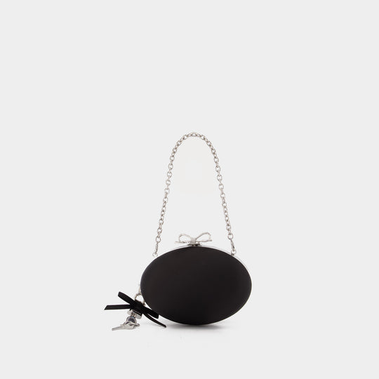 Pochette Oval - SELF PORTRAIT - Synthétique - Noir