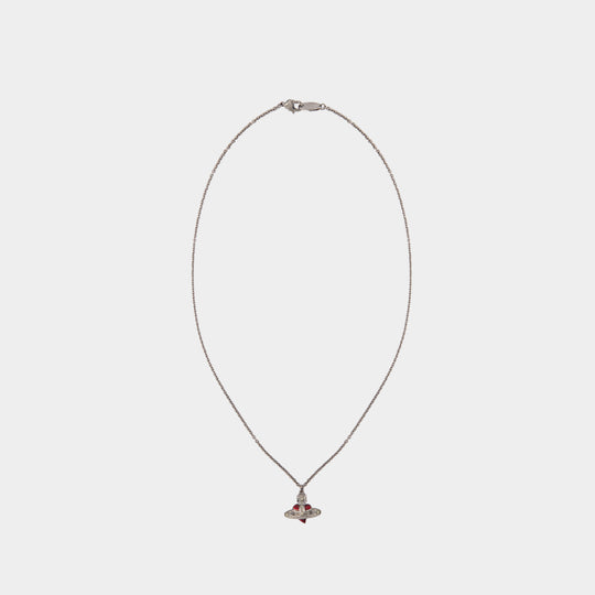 Collier Man. Diamante Heart - Vivienne Westwood - Métal - Argenté