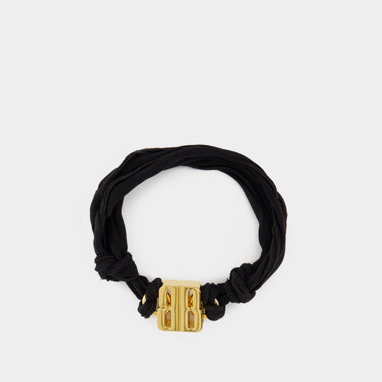 Bracelet Nano Ribbon Bb - Balenciaga - Métal - Doré
