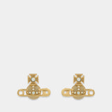 Boucles D'oreilles Kitty - Vivienne Westwood - Métal - Doré