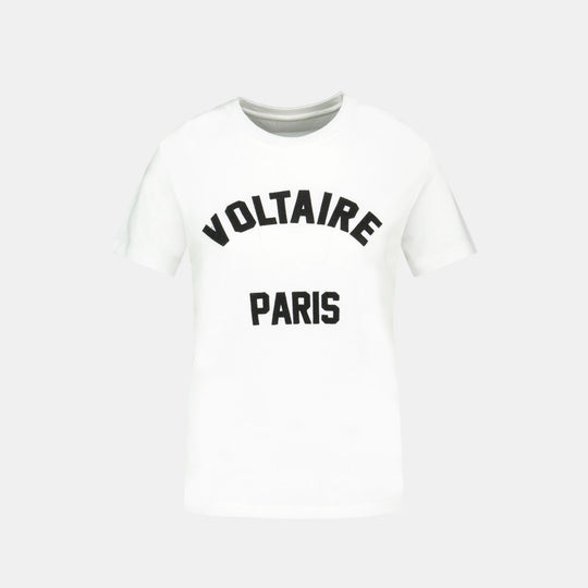 T-Shirt Alys Hc Voltaire Paris - Zadig & Voltaire - Coton - Blanc