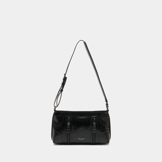 Sac À Bandoulière Sunny Moody Vintage - Zadig & Voltaire - Cuir - Noir