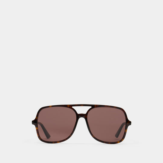 Lunettes De Soleil Ch0364s - Chloé - Acétate - Marron