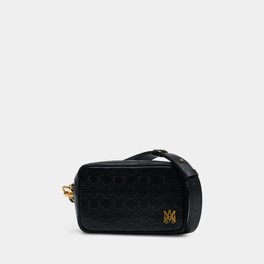 Sac À Bandoulière Ma Quad - Amiri - Cuir - Noir