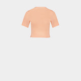 T-Shirt Bow Tail Easy - Simone Rocha - Lyocell - Orange