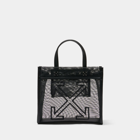 Cabas Market S - OFF WHITE - Synthétique - Noir