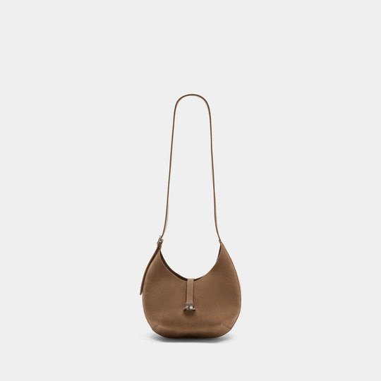 Sac Porté Épaule Small Holy - Courreges - Cuir - Beige