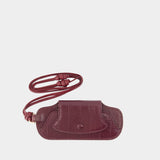 Charm Mimi Glasses Case - AMI Paris - Cuir - Bordeaux