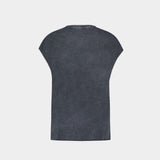 T-Shirt Cloe Hc Skull Strass - Zadig & Voltaire - Coton - Noir