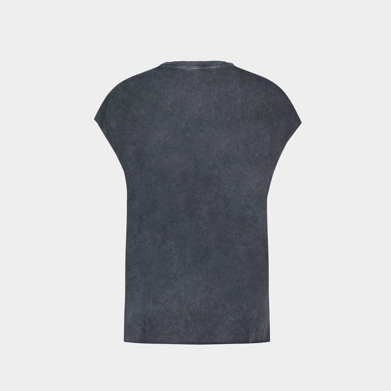T-Shirt Cloe Hc Skull Strass - Zadig & Voltaire - Coton - Noir