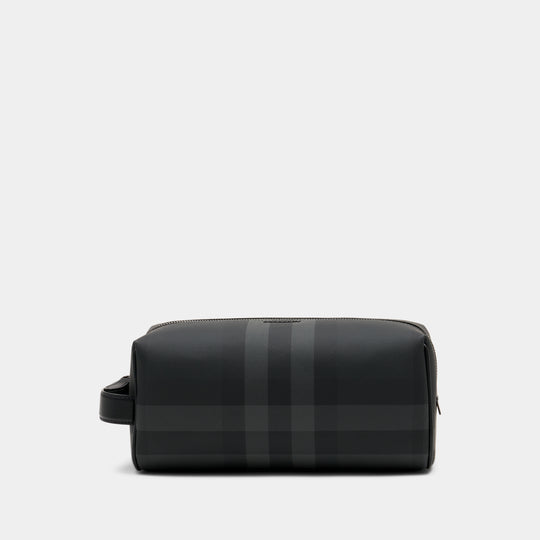 Trousse De Toilette - Burberry - Synthétique - Gris