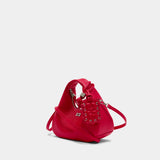 Sac À Main Hobo Mini - Ganni - Synthétique - Rouge