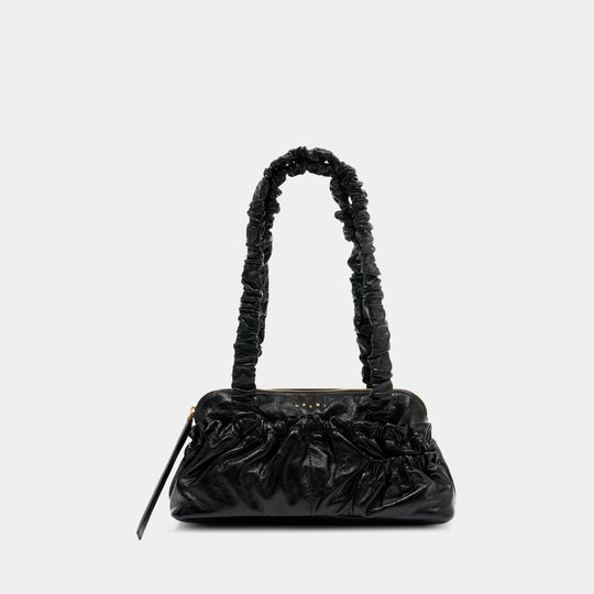 Sac Porté Épaule Gathered Ew - Marni - Cuir - Noir