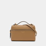 Sac À Main Slim Top Handle - Tory Burch - Cuir - Beige