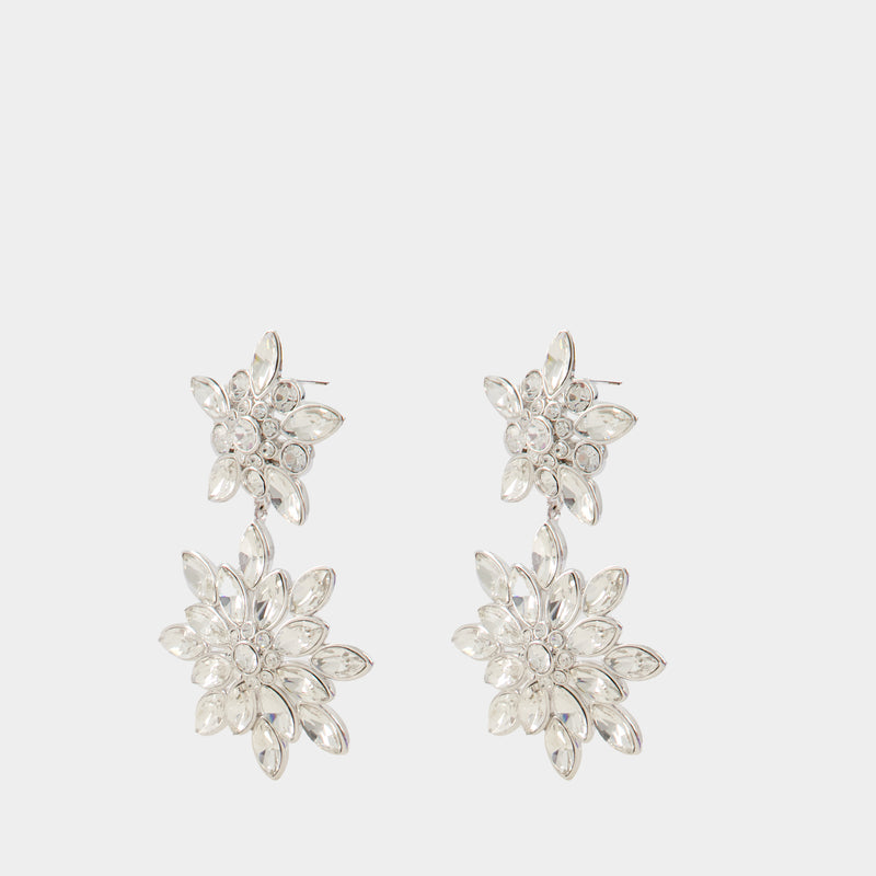 Boucles D'oreilles Tiered - SELF PORTRAIT - Métal - Argenté