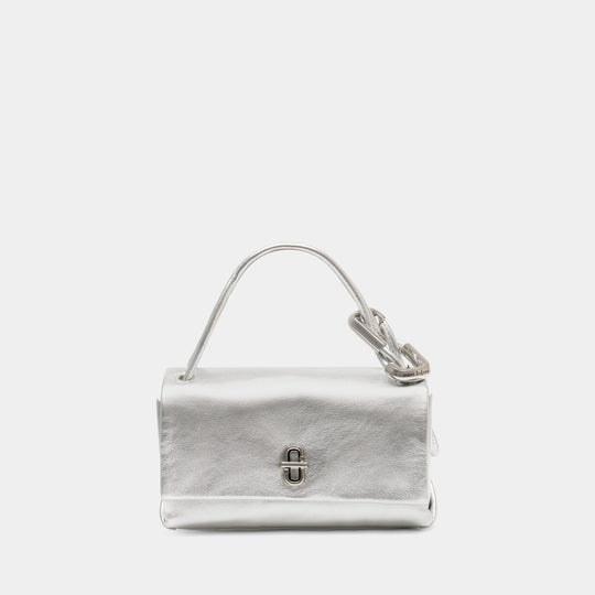 Sac The Mini Dual Top Handle - Marc Jacobs - Cuir - Argenté