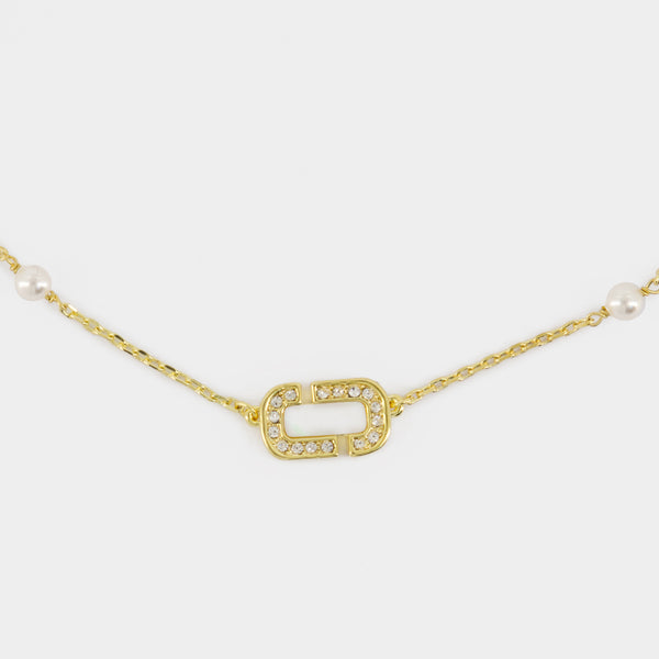 Collier Mop Chain - Marc Jacobs - Métal - Doré