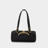 Sac Porté Épaule The Originals Kisslock Barrel 28 - Coach - Cuir - Noir