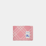 Écharpe Mu Bias Tri Bar - Burberry - Laine - Rose