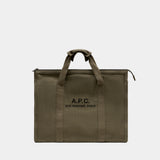 Sac De Voyage Gym Recuperation - A.P.C. - Coton - Kaki