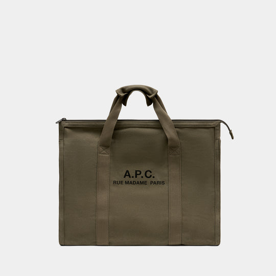 Sac De Voyage Gym Recuperation - A.P.C. - Coton - Kaki