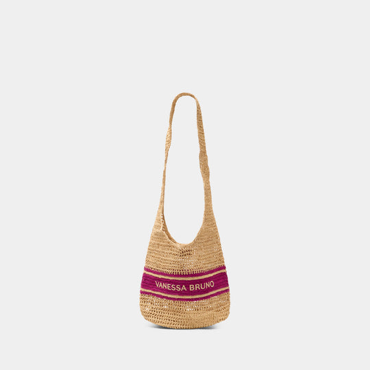 Sac Porté Épaule Hobo - Vanessa Bruno - Raphia - Multi