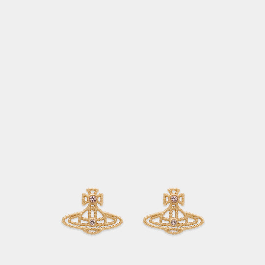 Boucles d'Oreilles Coretta - Vivienne Westwood - Métal - Doré