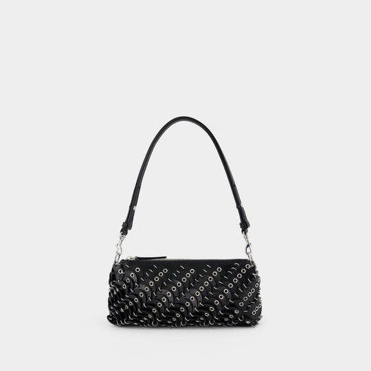 Sac Porté Épaule - Rabanne - Cuir - Noir