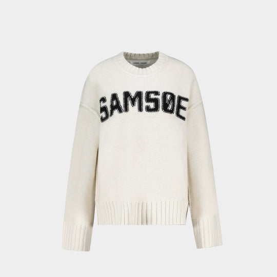 Sweatshirt Sakeiku Samsøe 11250 - SAMSØE SAMSØE - Laine - Ivoire