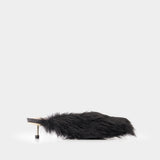Sandales - Simone Rocha - Fausse Fourrure - Noir