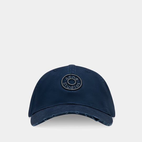 Casquette - Acne Studios - Coton - Bleu