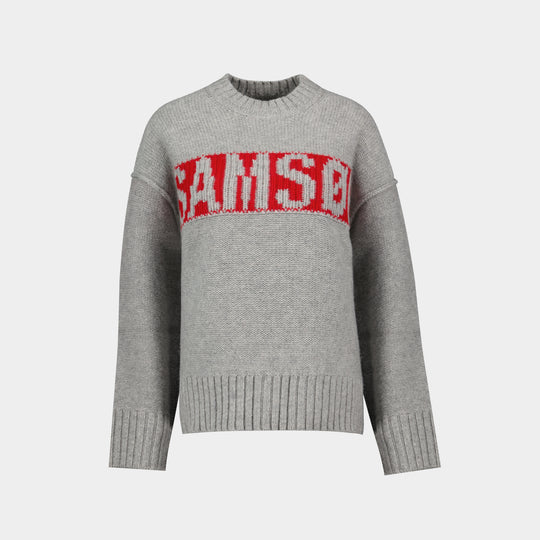 Pull Sakeiku - Samsoe Samsoe - Laine - Gris