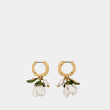 Boucles D'oreilles Rooted Daisy - Marc Jacobs - Métal - Doré