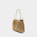 Sac Porté Épaule Fleming - Tory Burch - Synthétique - Beige