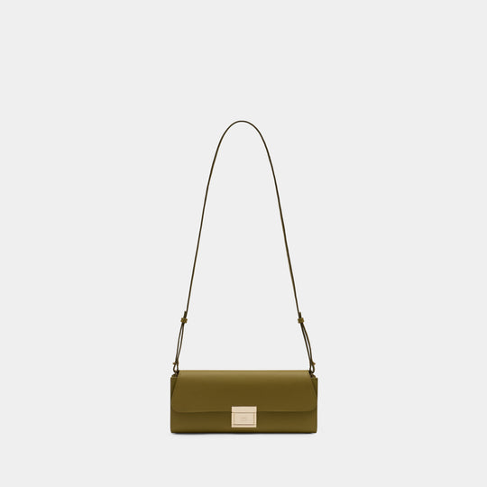 Pochette Mimi - AMI Paris - Cuir - Kaki