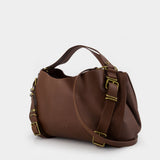 Cabas D-One Top handle M - DIESEL - Cuir - Marron