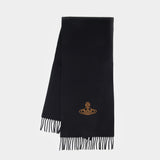 Écharpe 30x236 - Vivienne Westwood - Laine - Noir