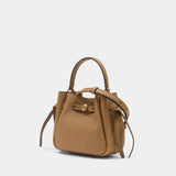 Sac À Main Romy Mini - Tory Burch - Cuir - Beige