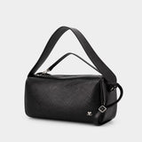 Sac Porté Épaule Three Sixty - Courreges - Cuir - Noir