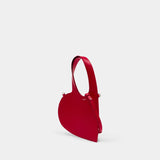 Sac À Bandoulière Mini Heart - Coperni - Cuir - Rouge
