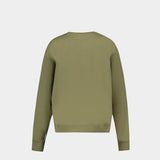 Sweatshirt Signature Classic - Kenzo - Coton - Kaki