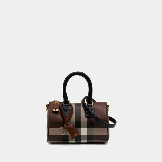 Sac À Main Ll Mini Bowling - Burberry - Synthétique - Marron