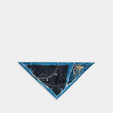 Écharpe - Acne Studios - Soie - Noir/Bleu