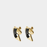 Les Boucles Poisson - Jacquemus - Métal - Noir