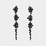 Boucles D'oreilles Floral - Simone Rocha - Perles Synthétiques - Noir