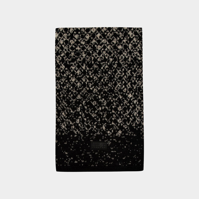 Écharpe - MM6 Maison Margiela - Laine - Noir