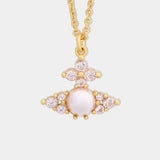 Collier Feodora - Vivienne Westwood - Métal - Rose