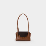 Sac Porté Épaule Trunkette Mini - Marni - Cuir - Marron