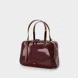 Sac À Main Virginie Box - A.P.C. - Cuir - Bordeaux