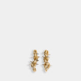 Boucles D'oreilles Hoop - Acne Studios - Métal - Doré